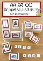 Vorschau - Anderer Materialtyp - AA ee oo Doppelselbstlaute Materialpaket - Rechtschreibbox - Seite 3