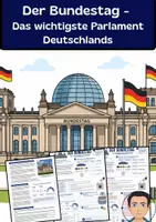 Vorschau - Arbeitsblätter - Der Bundestag - Das wichtigste Parlament Deutschlands - Deckblatt