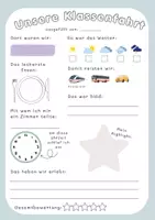 Vorschau - Arbeitsblätter - Klassenfahrt: Reflexion als kreative Erinnerung - Seite 1