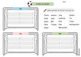 Vorschau - Arbeitsblätter - Wortarten wiederholen (Klasse 2: differenziert) WM-Version - Seite 3