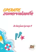 Voorbeeld - Operatie zomervakantie L2 - Voorblad
