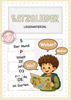 Vorschau - Fördermaterial/Inklusion - Satzglieder: Legematerial - Deckblatt