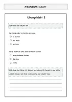 Vorschau - Arbeitsblätter - Satzglieder: Arbeitsblätter - Seite 3