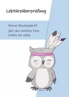 Vorschau - Fördermaterial/Inklusion - Lesetests zu: Florian Buschendorff - Geil, das peinliche Foto stellen wir online (+ Lösungsbogen) - Deckblatt