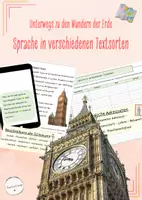 Vorschau - Stundenentwürfe - Sprache in verschiedenen Textsorten am Beispiel des Elizabeth Towers (Deutsch, Klasse 5-7) - Deckblatt
