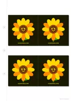 Vorschau - Arbeitsblätter - Blumen Garderoben Bilder Schilder 30 Motive - Seite 1