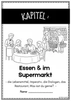 Vorschau - Arbeitsblätter - Im Supermarkt & Lebensmittel & im Restaurant Bundle /DaZ&DaF/A1-A2 - Seite 1