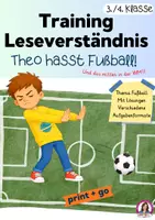 Vorschau - Arbeitsblätter - Leseverständnis Fußball-WM – Lesetext mit Fragen für die 3. und 4. Klasse - Deckblatt