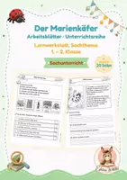 Vorschau - Unterrichtsreihen - Marienkäfer · Sachunterricht · Klasse 1-2 · Arbeitsblätter - Seite 1