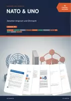Vorschau - Stundenentwürfe - NATO & UNO Zwischen Anspruch und Ohnmacht - Deckblatt