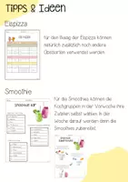 Vorschau - Arbeitsblätter - Sommerliche Rezepte für den Fachunterricht - Seite 1