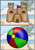 Vorschau - Arbeitsblätter - Lesespaziergang Klasse 1 + 2 – Am Strand (Lesetraining) - Seite 2