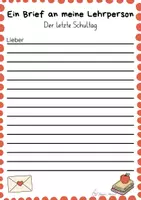 Vorschau - Arbeitsblätter - Ein Brief an meine Lehrperson - Seite 2