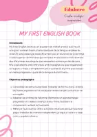 Vista previa - Unidades / Secuencias / Situaciones de Aprendizaje - Quadern reforç anglès: My first english book - Nivell A 1 - página 1
