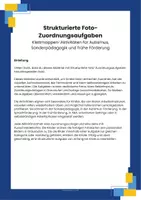 Vorschau - Arbeitsblätter - Fehlerloses Zuordnen mit echten Fotos - Seite 1