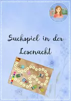 Vorschau - Arbeitsblätter - Motivierendes Suchspiel für die Lesenacht - Deckblatt