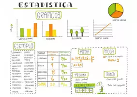 Vista previa - Hojas de trabajo - ESTADÍSTICA Y PROBABILIDAD - ESQUEMAS Y FICHAS - página 1