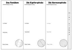 Vorschau - Arbeitsblätter - Leporello Verhütungsmittel - Seite 3