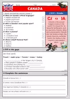 Vorschau - Arbeitsblätter - Worksheet (Canada) - Deckblatt