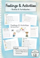 Vorschau - Stundenentwürfe - Englisch: Feelings & Activities – Differenzierte Arbeitsblätter - Deckblatt