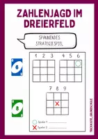 Vorschau - Spiele - Zahlenjagd im Dreierfeld - Deckblatt