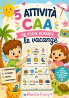 anteprima - Materiale di supporto/inclusione - Attività estive da scoprire insieme CAA - Pagina di copertina