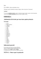 anteprima - Altro tipo di materiale - Copione - Pagina di copertina