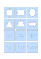 Vorschau - Spiele - Terme aufstellen und zusammenfassen – Paarspiel zu Umfang und geometrischen Figuren (Kl. 7/8) - Seite 2
