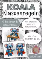 Vorschau - Anderer Materialtyp - Klassenregeln Koalaklasse Klassentier Koala - Deckblatt