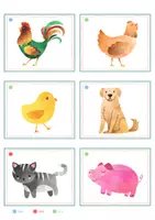 Vorschau - Spiele - Bauernhoftiere – Bildkarten | Tiere auf dem Bauernhof | 32 Karten mit Artikelpunkten in zwei Größen | Kita Grundschule - Seite 2