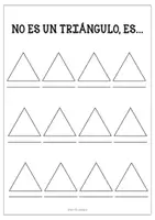 Vista previa - Manualidades / Dibujos para colorear - NO ES UN TRIÁNGULO - página 1