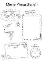 Vorschau - Arbeitsblätter - Pfingstferien / Portfolio / Grundschule / Kindergarten / Anfangsunterricht / Feriengeschichte - Seite 2