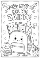 anteprima - Materiale di supporto/inclusione - Cosa metto nel mio zaino? - Pagina di copertina