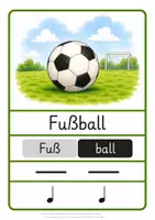 Vorschau - Arbeitsblätter - Rhythmusbausteine Fußball - Fußball im Musikunterricht Rhythmuskarten, Body Percussion & Arbeitsblätter - Seite 3