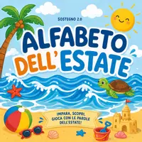 anteprima - Flashcard - Alfabeto dell'Estate - Pagina di copertina