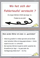 Vorschau - Fördermaterial/Inklusion - Pyramiden Spezial: Fehlerteufel Lesekarten langes -ie - Seite 1