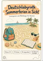 Vorschau - Arbeitsblätter - Kurz vor den Sommerferien: Materialpaket Klasse 3-4 - Seite 1