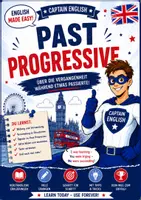 Vorschau - Arbeitsblätter - PAST PROGRESSIVE MERKBLATT UND ÜBUNGSBLÄTTER - Deckblatt