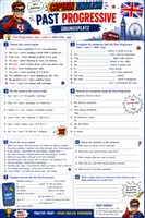 Vorschau - Arbeitsblätter - PAST PROGRESSIVE MERKBLATT UND ÜBUNGSBLÄTTER - Seite 2