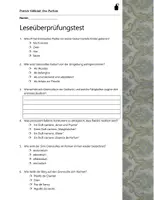 Vorschau - Test - Leseüberprüfungstest zu Patrick Süßkind - Das Parfum - Seite 1