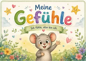 Vorschau - Bildkarten - Gefühlskarten Mäuse 1.Klasse - 4.Klasse - Deckblatt