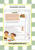 Vorschau - Arbeitsblätter - Ethik - Freundschaft und Streit - Deckblatt