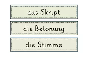 Vorschau - Präsentationen/Tafelbilder - Tafelmaterial Vorlesetheater (Wortspeicher + Vorlesetipps) - Seite 2