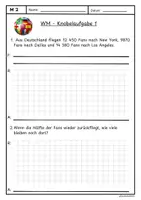 Vorschau - Arbeitsblätter - WM - Knobelaufgaben Sachaufgaben 1 - Seite 3