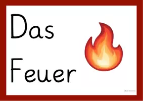 Vorschau - Arbeitsblätter - Fertige Unterrichtsreihe zum Thema Feuer/Feuerwehr - Seite 1