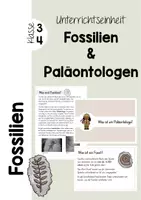 Vorschau - Unterrichtsreihen - Fossilien und Paläontologen: Materialpaket - Seite 1