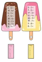 Vorschau - Arbeitsblätter - Eissorten – Subtraktion ZR 20/30 | Freiarbeit mit Selbstkontrolle | 1. Klasse Volksschule / Grundschule - Seite 3