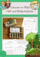 Vorschau - Arbeitsblätter - Waldschatzkiste Beobachtung Wald - Deckblatt