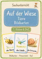 Vorschau - Bildkarten - Wiesentiere Bildkarten - 1. Klasse & DaZ - Deckblatt