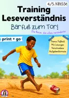 Vorschau - Arbeitsblätter - Anlässlich der Fußball-WM - Leseverständnis Fußball in Afrika- Lesetext mit Fragen für die 4./5. Klase - Deckblatt